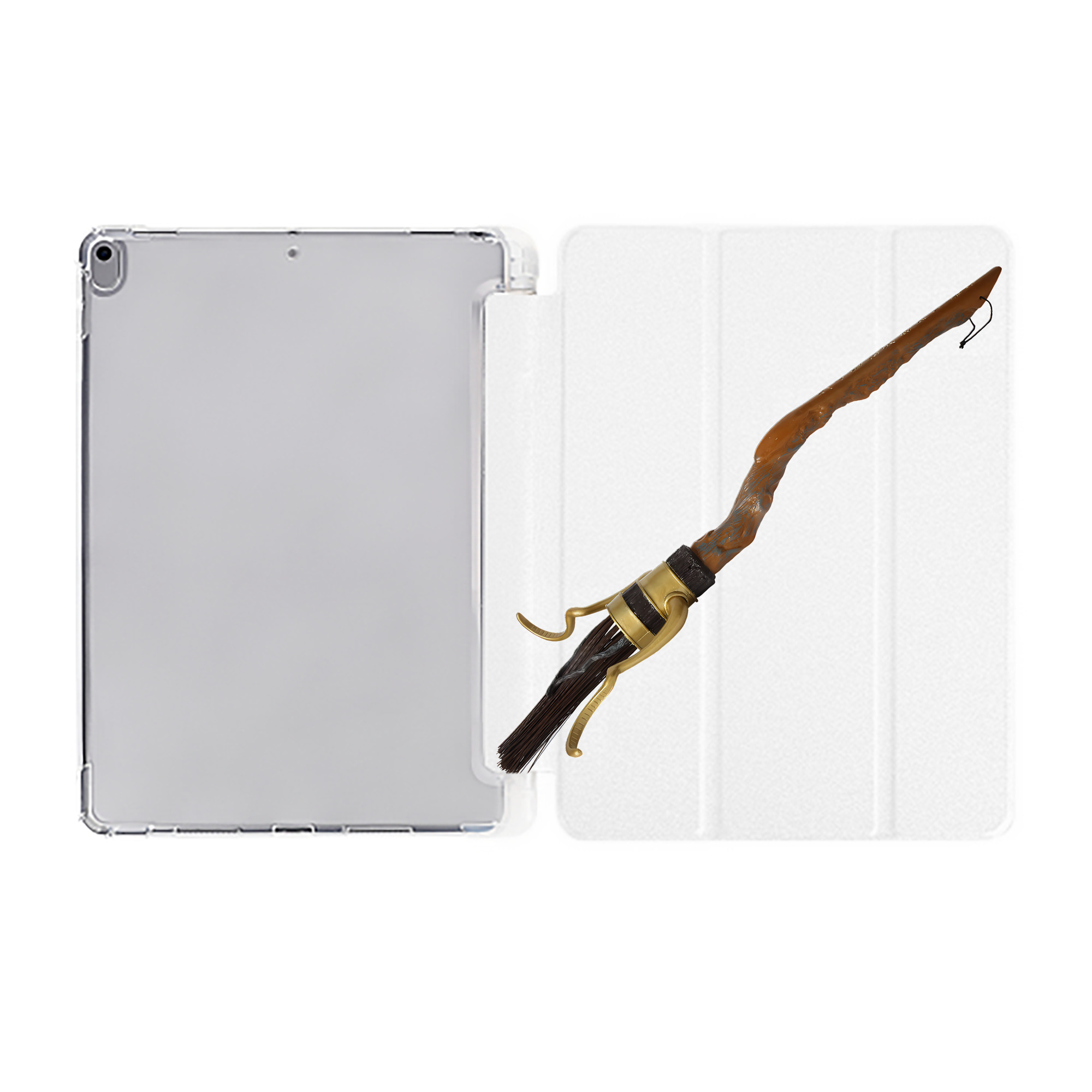 （画像用） Harry Potter ハリー・ポッターシリーズ IPad ケース ペン収納付き 三つ折りスタンド PUレザー×シリコン 対応機種9.5/10.5/10.9インチ